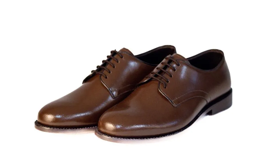 Premium Oxford Duty Brown Leather AGSU Shoes