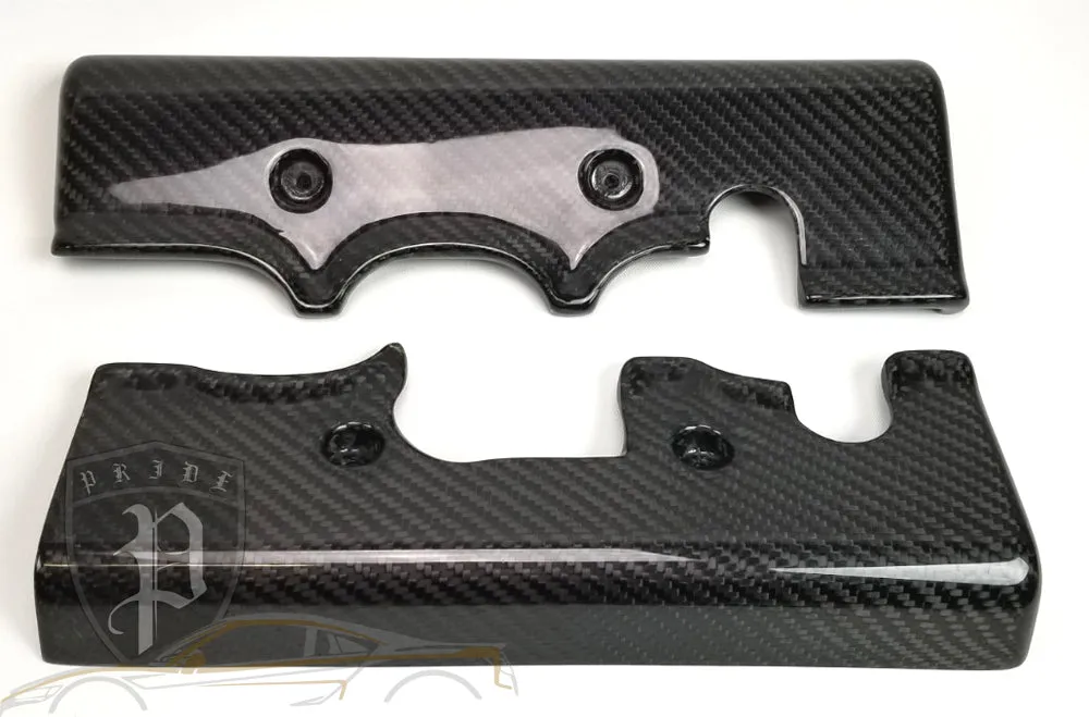 PRIDE Engine Injector Wire Covers - Carbon