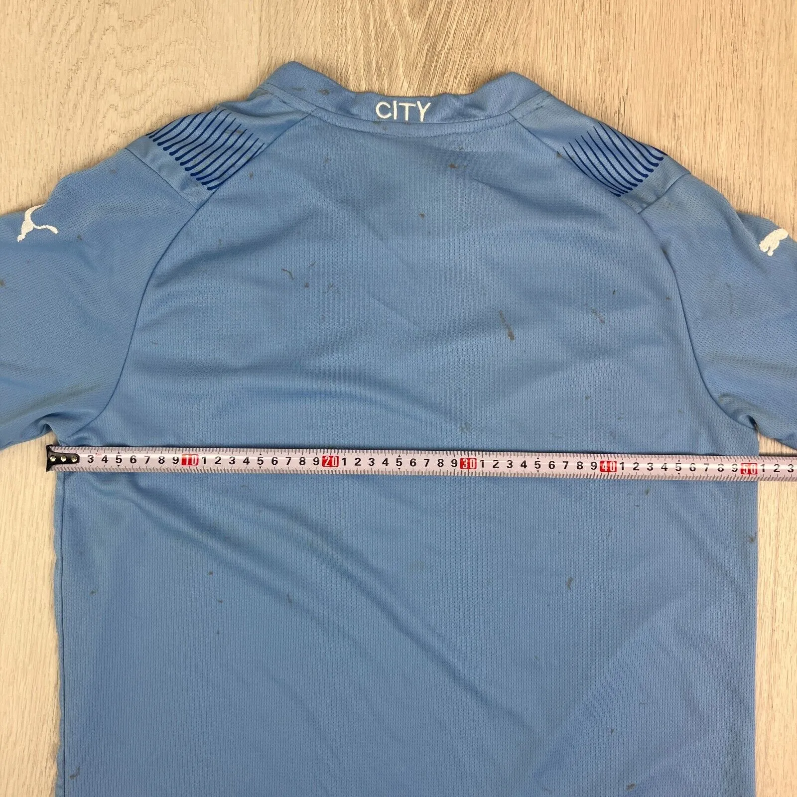 PUMA Manchester City Mens Soccer Jersey Football Jersey Size M (Marked)