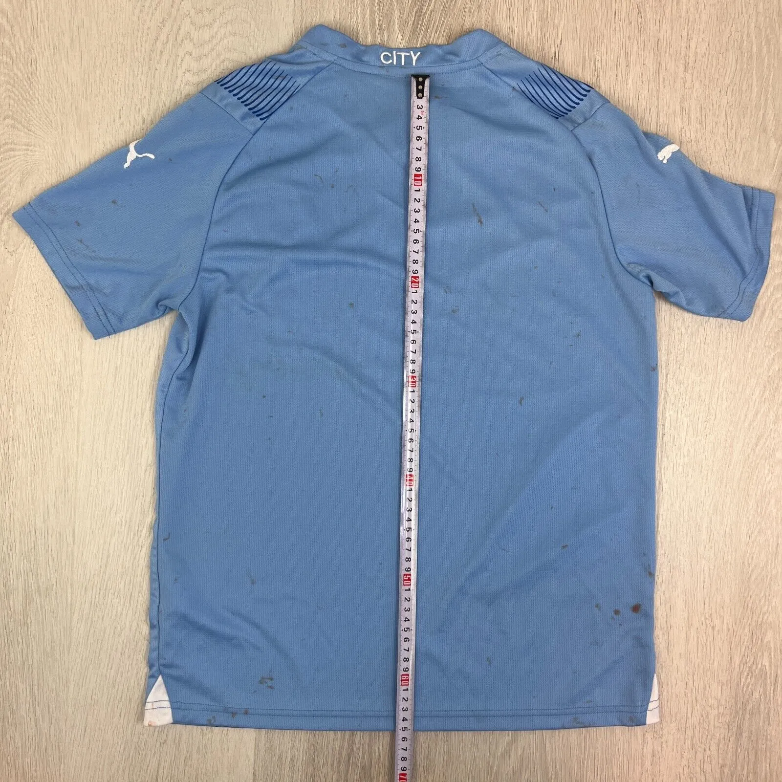 PUMA Manchester City Mens Soccer Jersey Football Jersey Size M (Marked)