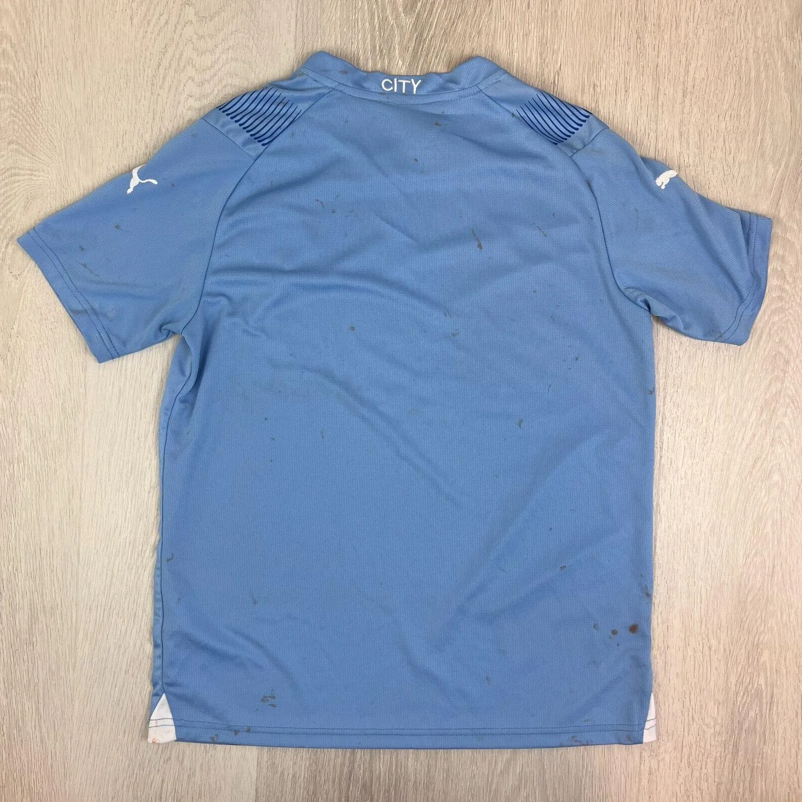 PUMA Manchester City Mens Soccer Jersey Football Jersey Size M (Marked)