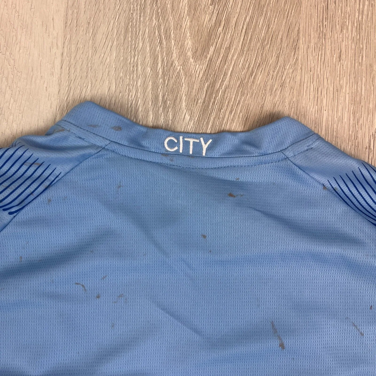PUMA Manchester City Mens Soccer Jersey Football Jersey Size M (Marked)