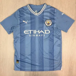 PUMA Manchester City Mens Soccer Jersey Football Jersey Size M (Marked)