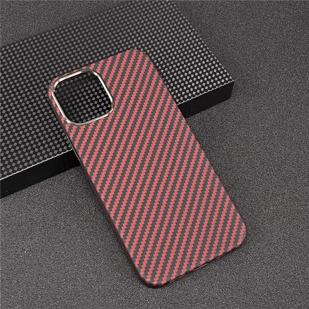 Pure Magnetic Carbon Fiber iPhone Case