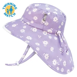 Purple Daisy - Adult Cotton Adventure Hat