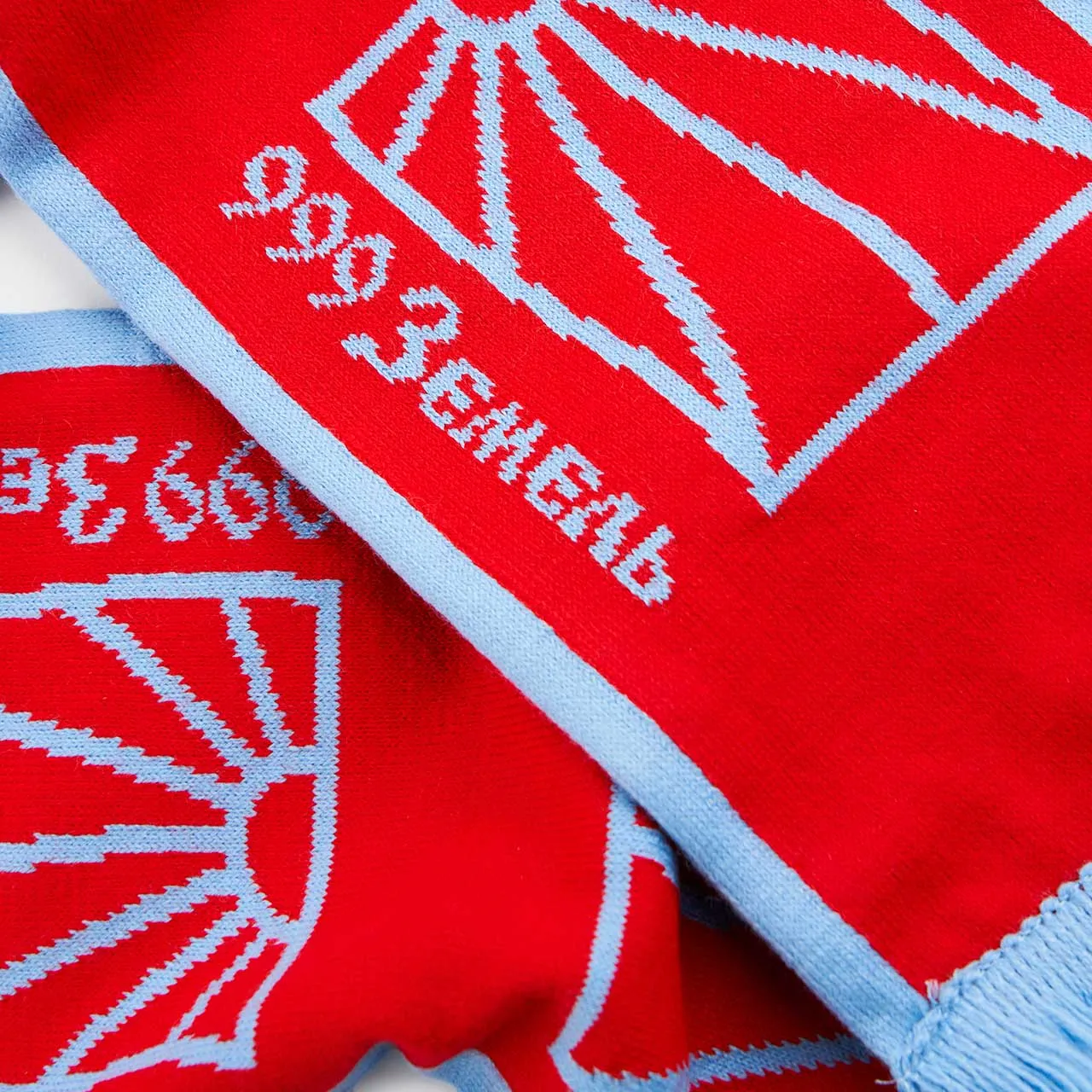 rassvet scarf (red / blue)