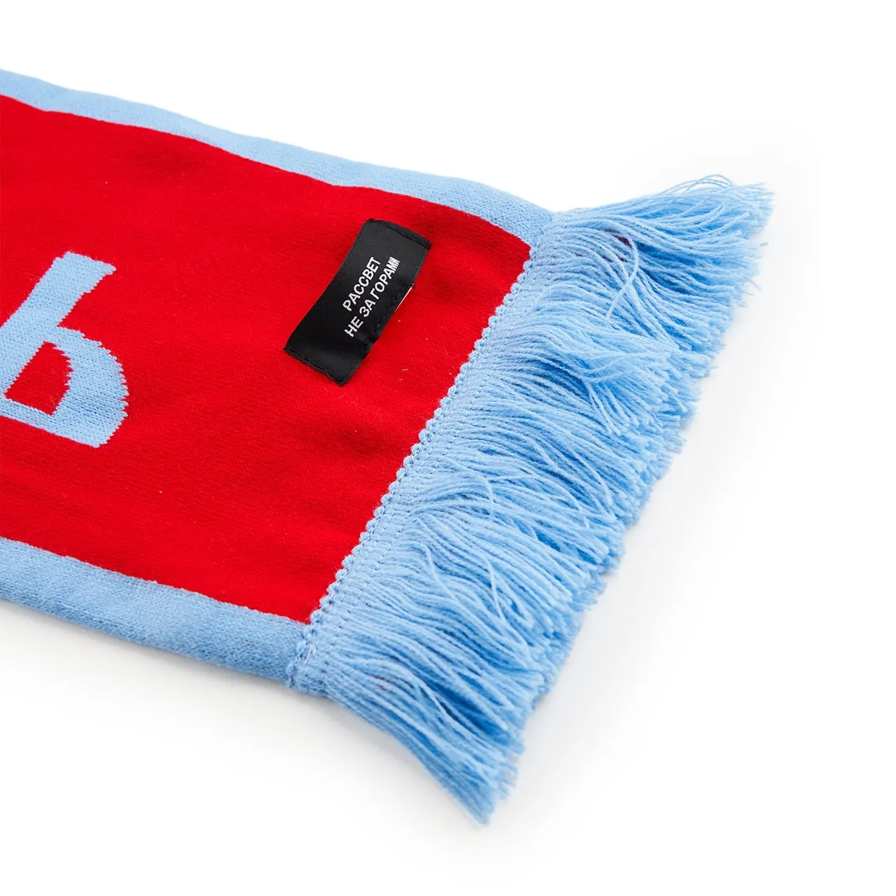 rassvet scarf (red / blue)