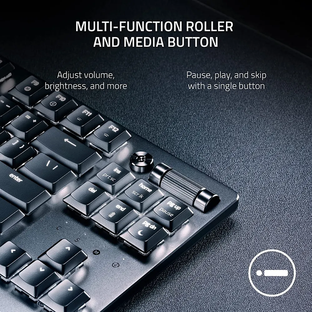 Razer Deathstalker V2 Pro Tenkeyless - Wireless Low Profile Optical Gaming Keyboard (Linear Red Switch)