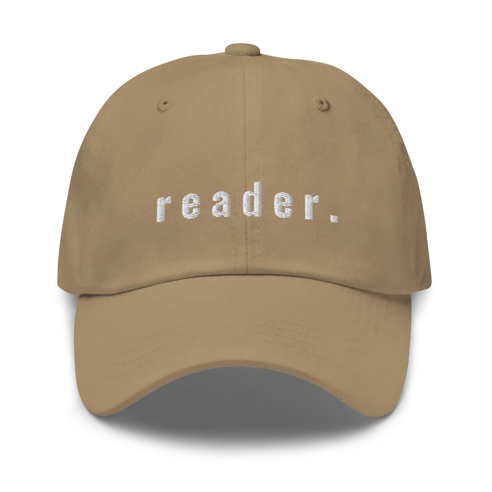 reader. Ballcap