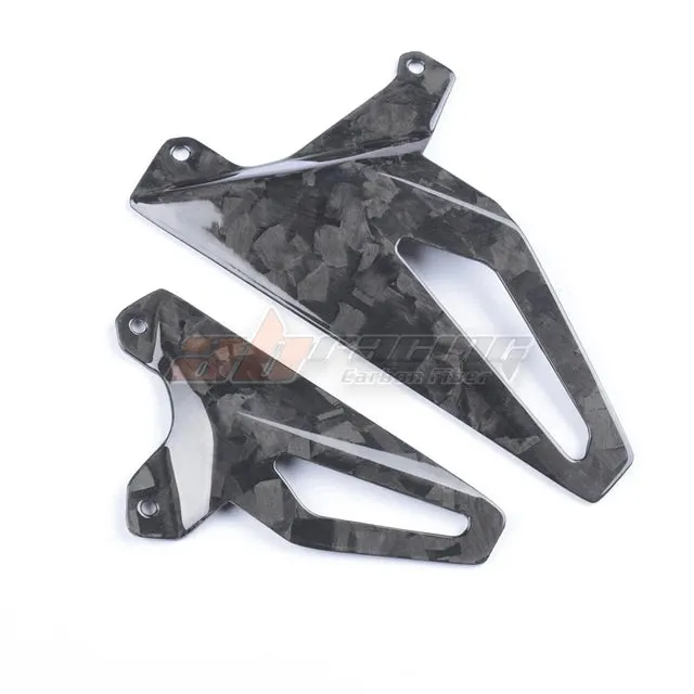 Rearset  Foot  Mount Heel  Guard  Plate Cowling For Ducati Streetfighter V2 2020 2022 Full Carbon Fiber