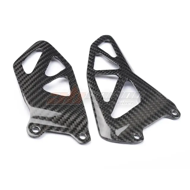 Rearset Foot Peg Heel Guard Plate Carbon Fiber For Suzuki Gsx-r1000 2017-2019