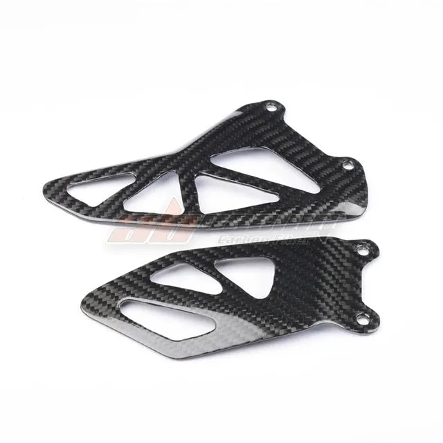 Rearset Foot Peg Heel Guard Plate Carbon Fiber For Suzuki Gsx-r1000 2017-2019