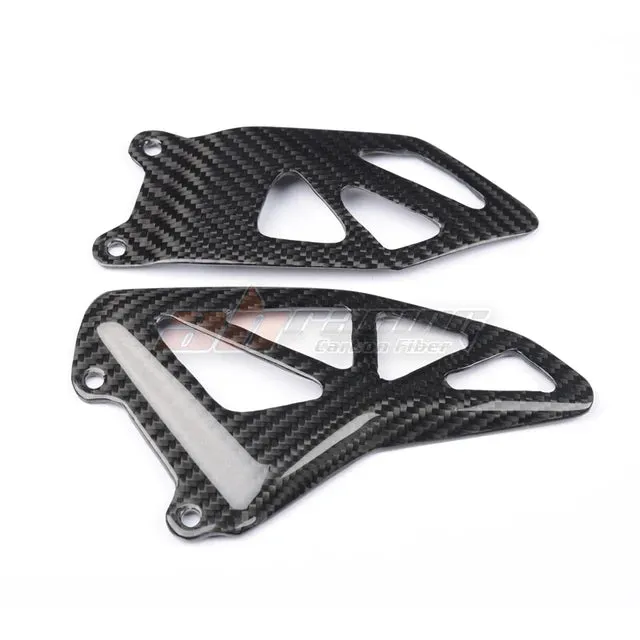 Rearset Foot Peg Heel Guard Plate Carbon Fiber For Suzuki Gsx-r1000 2017-2019