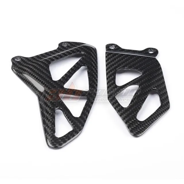 Rearset Foot Peg Heel Guard Plate Carbon Fiber For Suzuki Gsx-r1000 2017-2019