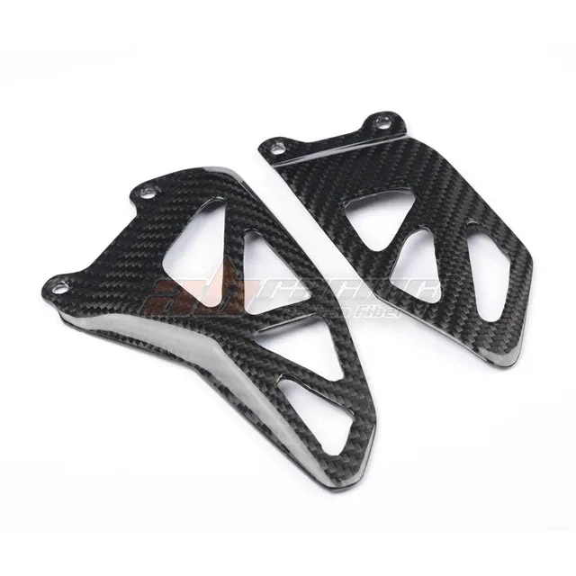 Rearset Foot Peg Heel Guard Plate Carbon Fiber For Suzuki Gsx-r1000 2017-2019