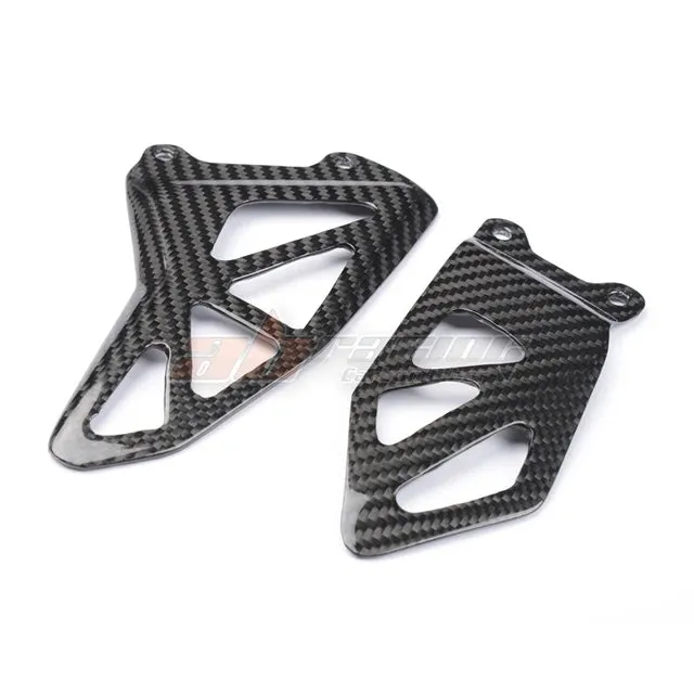 Rearset Foot Peg Heel Guard Plate Carbon Fiber For Suzuki Gsx-r1000 2017-2019