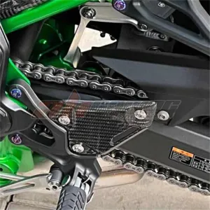 Rearset Foot Peg Mount Heel Guard Plate Cowling For Kawasaki Z900 /abs 2017-2020 Full Carbon Fiber 100% Twill