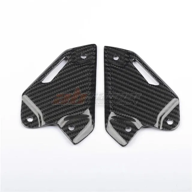 Rearset Foot Peg Mount Heel Guard Plate Cowling For Kawasaki Z900 /abs 2017-2020 Full Carbon Fiber 100% Twill
