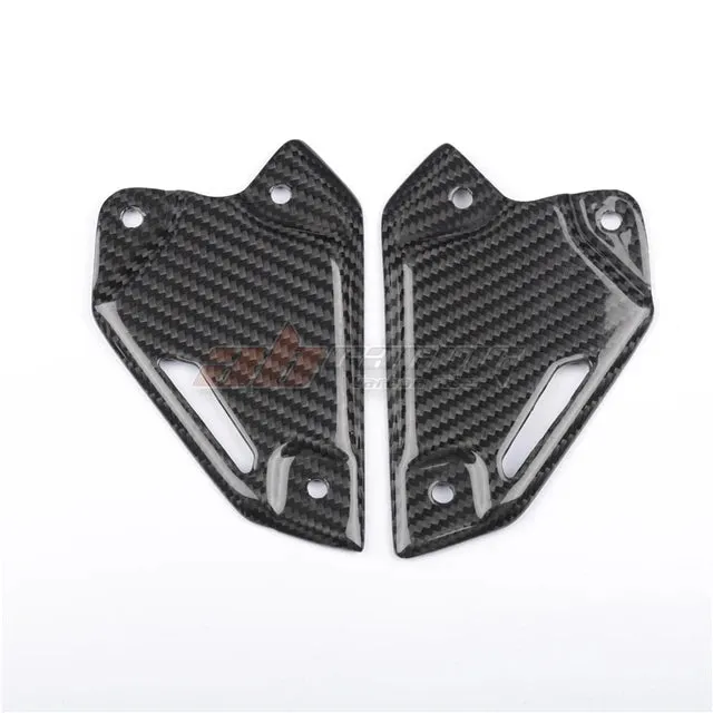 Rearset Foot Peg Mount Heel Guard Plate Cowling For Kawasaki Z900 /abs 2017-2020 Full Carbon Fiber 100% Twill