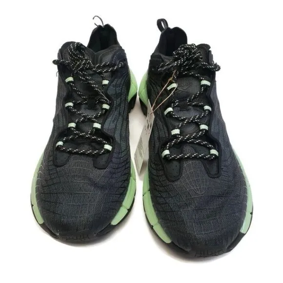 Reebok Zig Kinetica II Running Shoes Mens Size 10 G58281 Core Black Green Volt