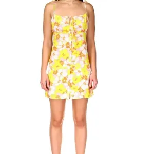SANCTUARY High Heat Linen Blend Sundress.