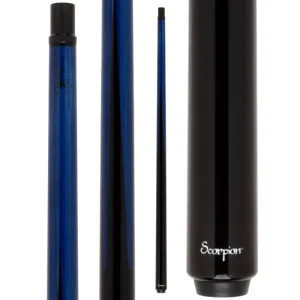 Scorpion Carbon Fiber Sneaky Pete Pool Cue - Blue