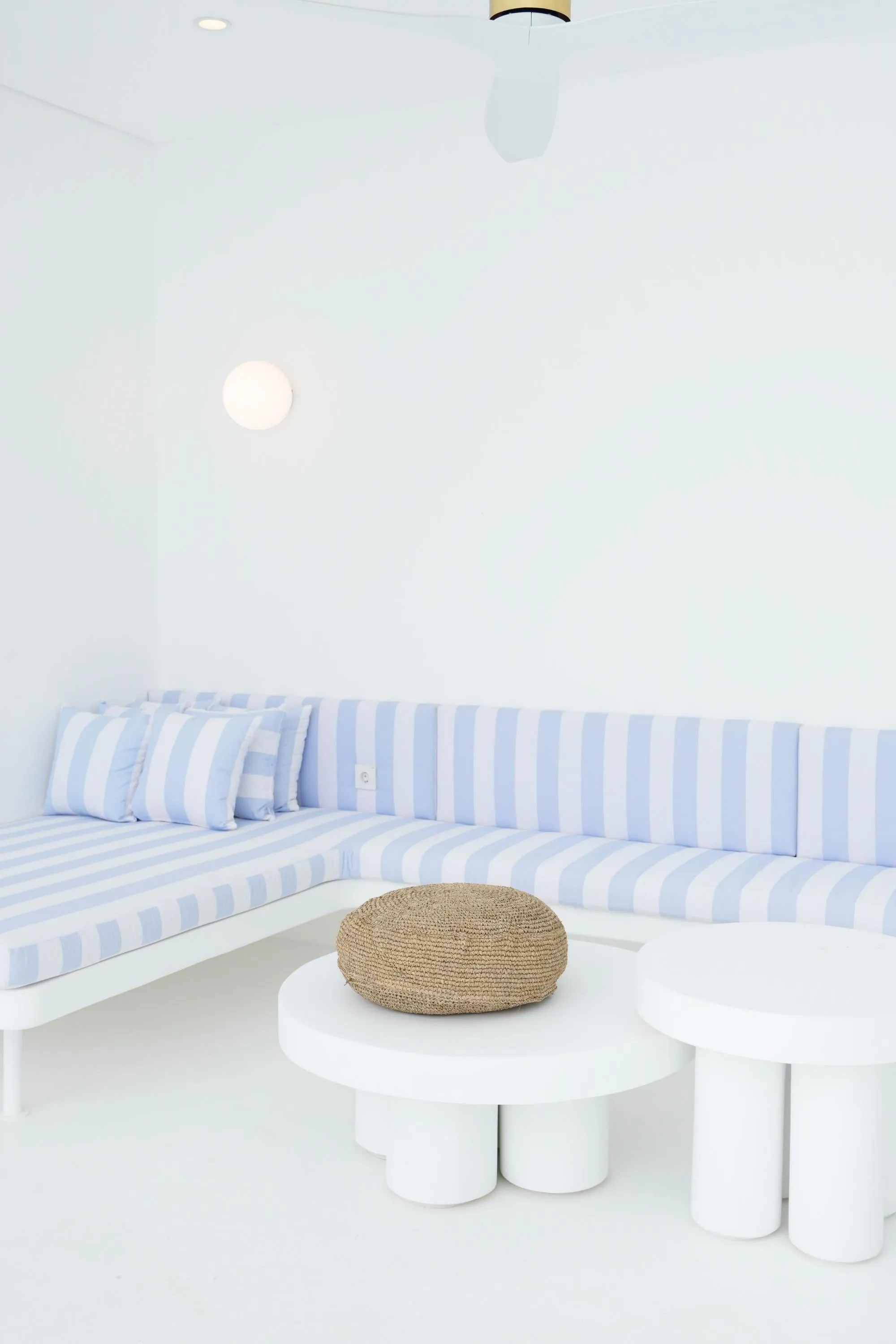 Seagrass Pouf Floor Cushion