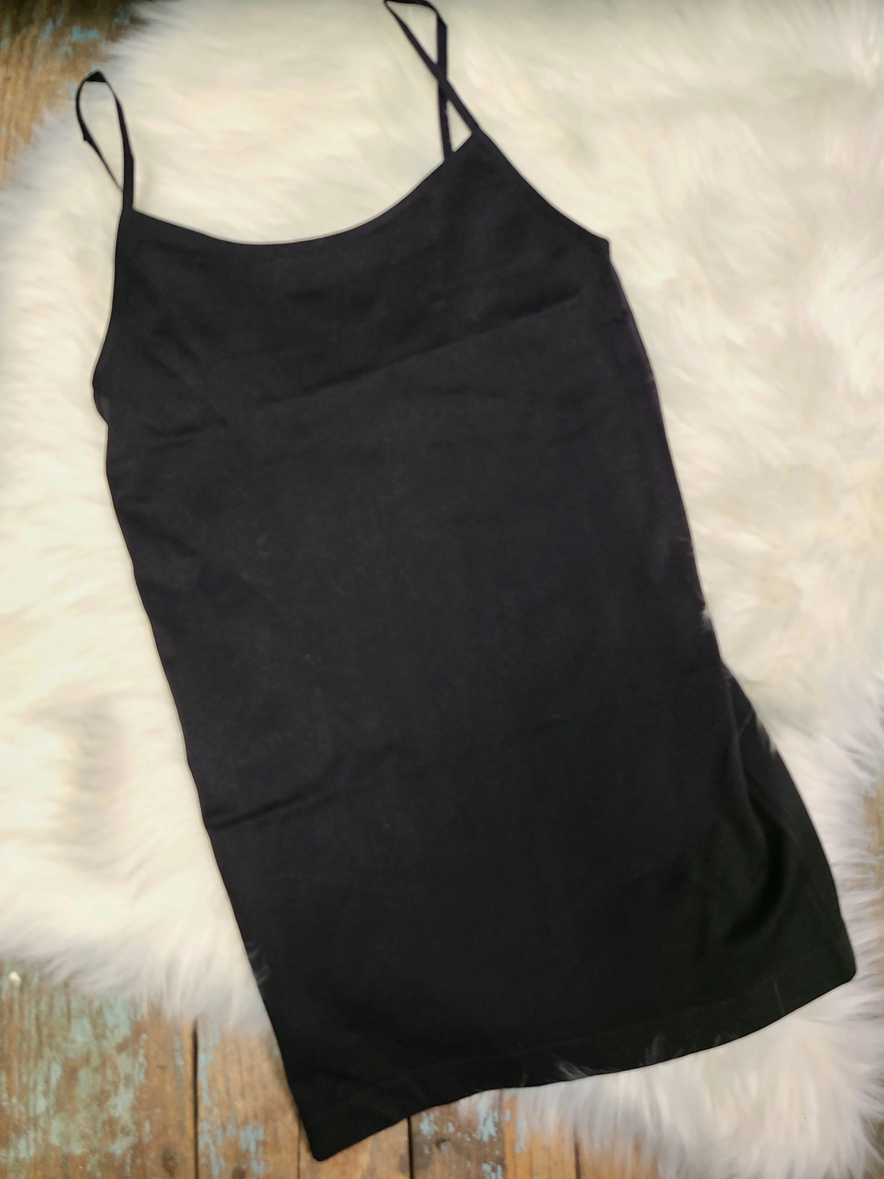Seamless Adjustable Strap Cami