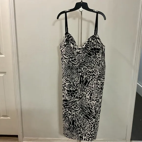 Sergio Hudson x Target Cheetah Print Midi Sleeveless Dress Size 2X NWT