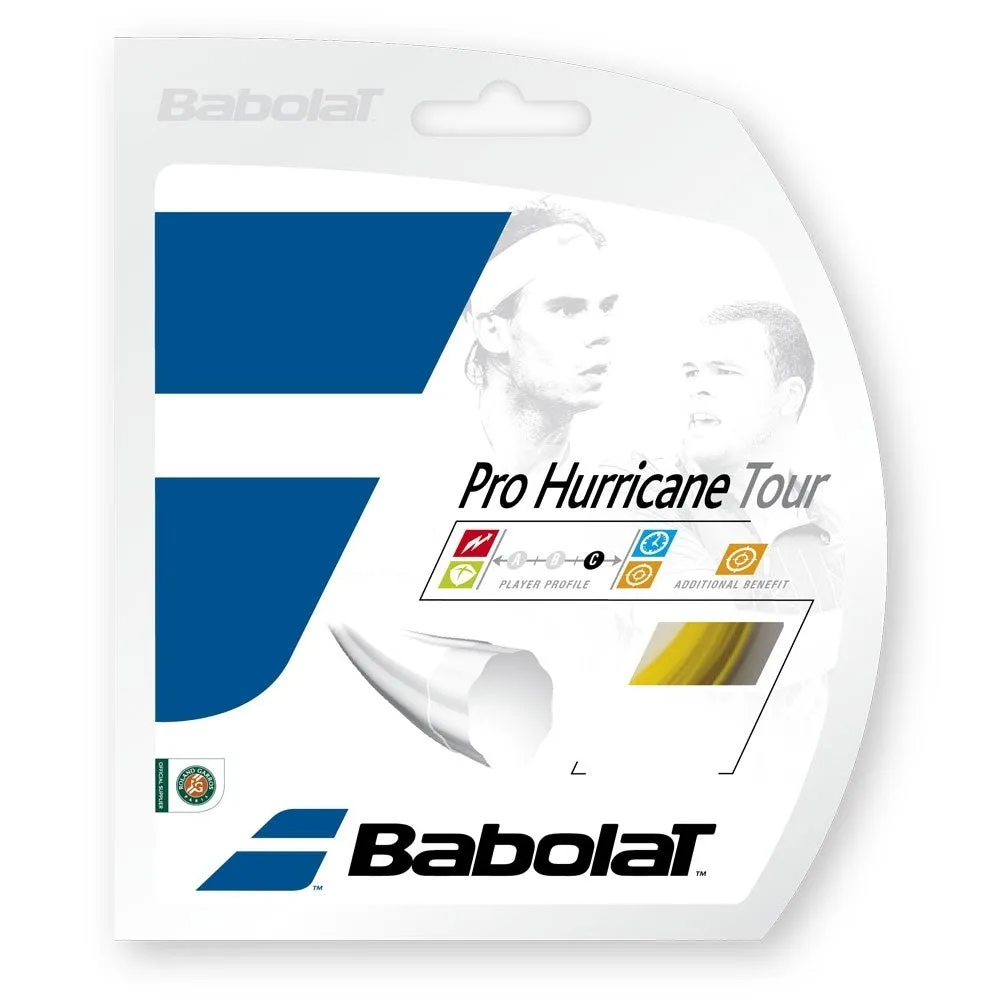 Set of Babolat Pro Hurricane Tour 1.25mm
