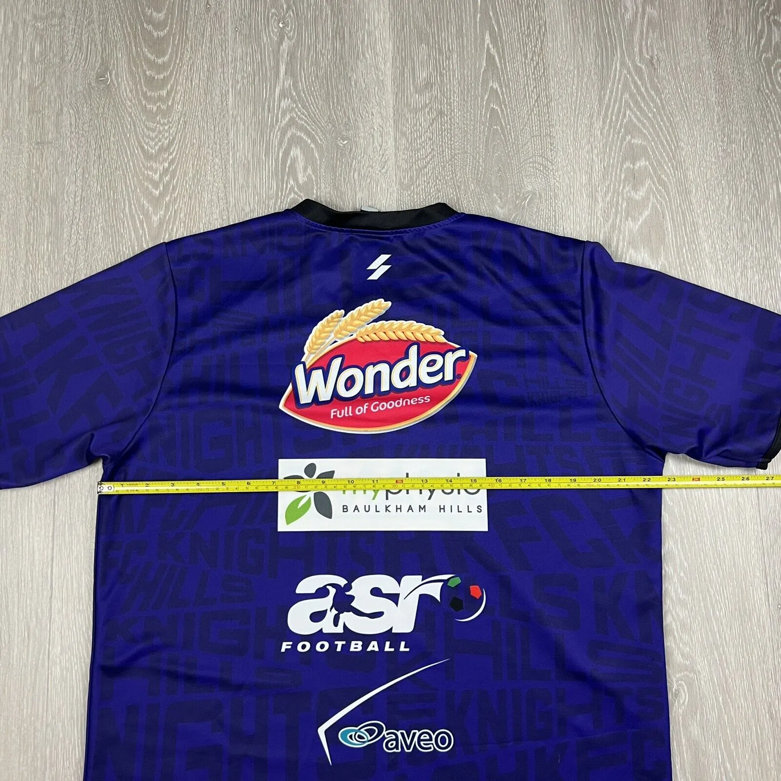 Sinalli Hills Knights Football Club Purple Football Soccer Jersey Size XL
