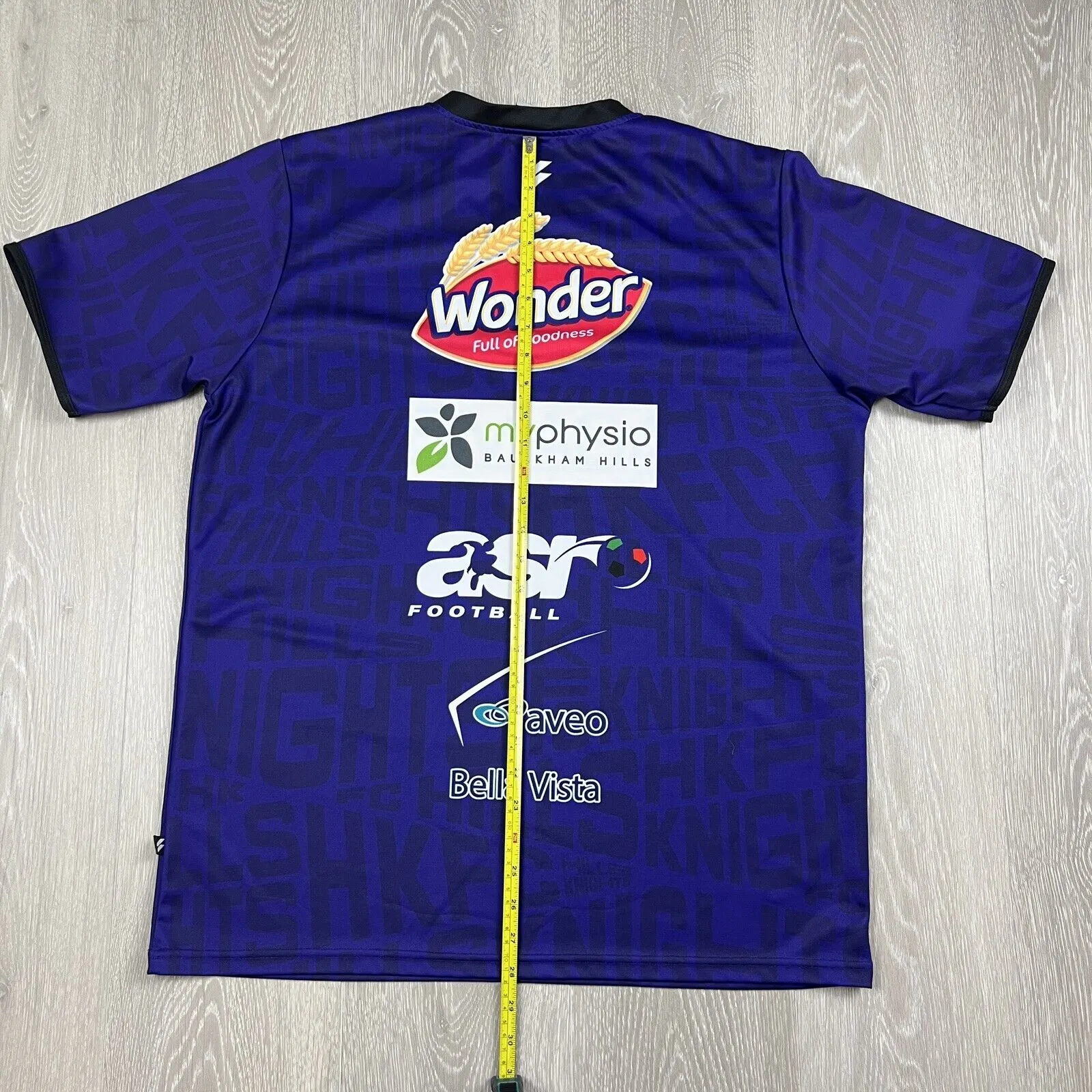 Sinalli Hills Knights Football Club Purple Football Soccer Jersey Size XL