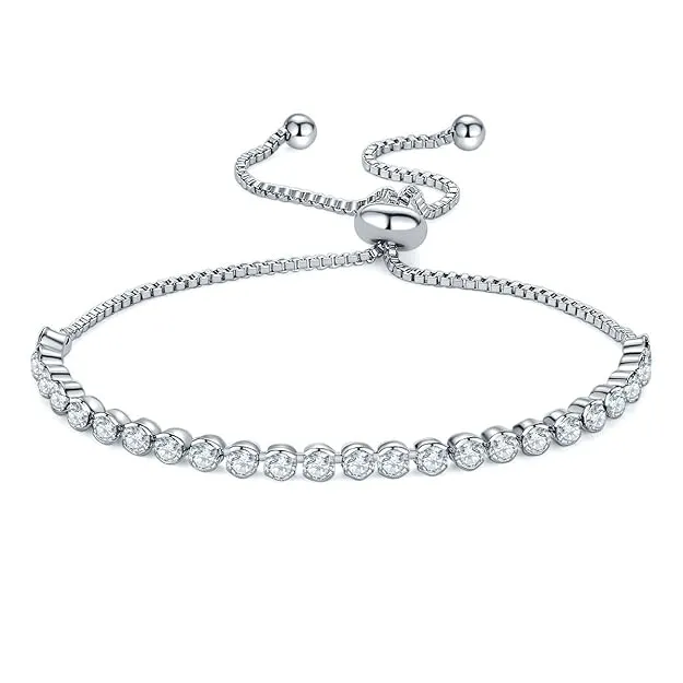 Single 3mm Diamond Tennis Bracelet