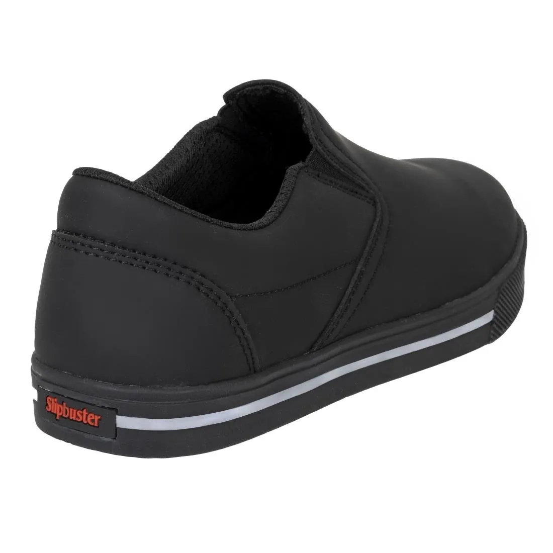 Slipbuster Microfibre Slip-on Shoe Matte Black 38