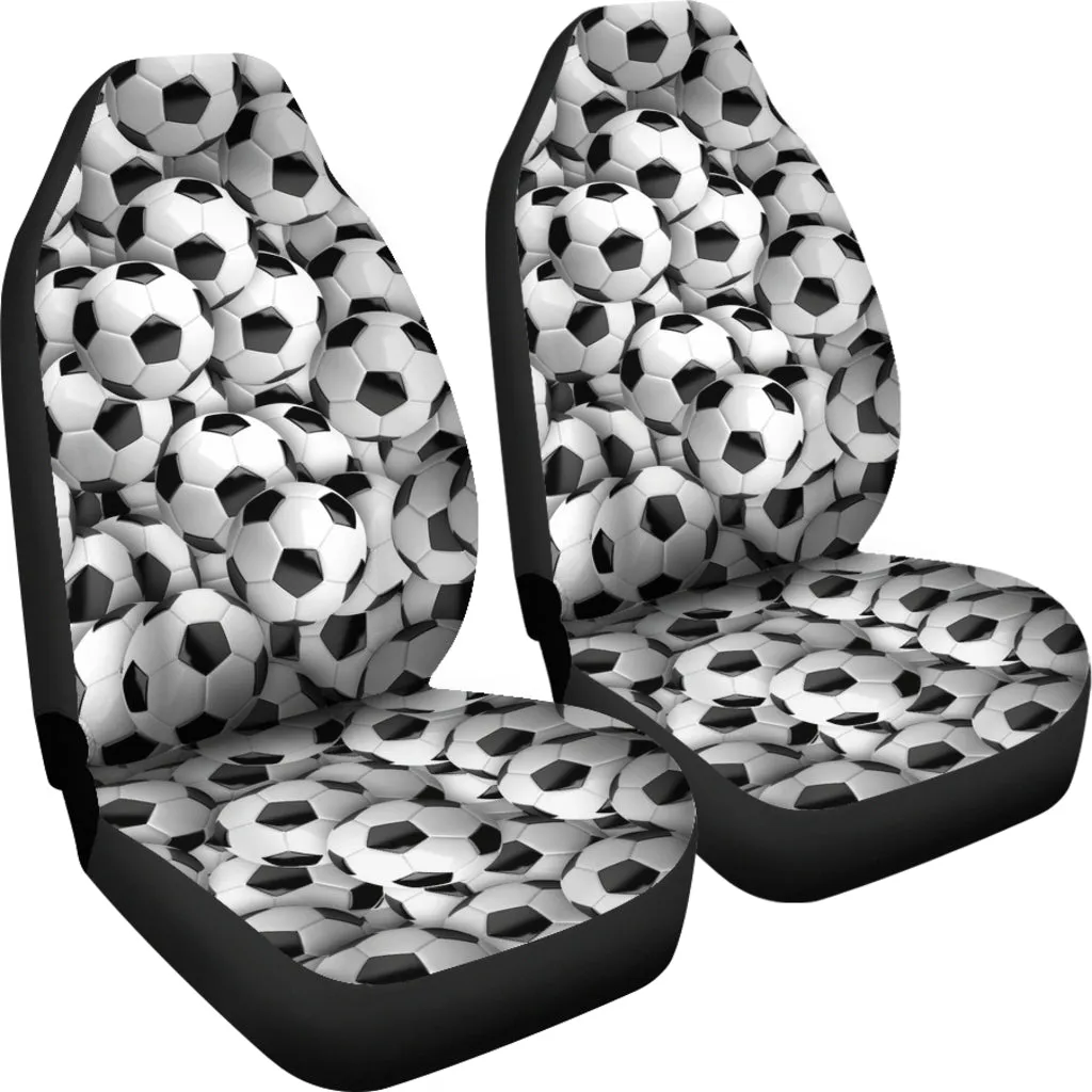Soccer Balls Car Seat Covers (Set of 2)