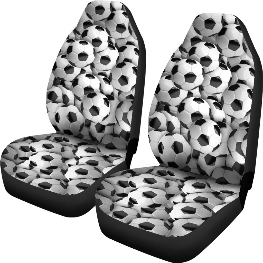 Soccer Balls Car Seat Covers (Set of 2)