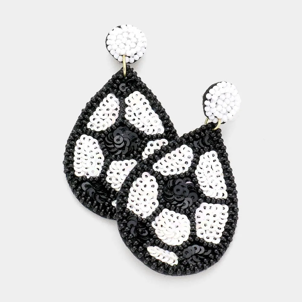Soccer Earrings