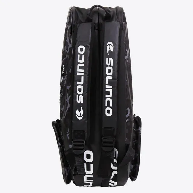 Solinco Tour 6R Tennis Racket Bag | Black Camo