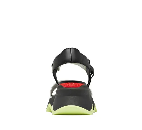 Sorel Women's Kinetic Y-Strap Sandal - Black/Jet