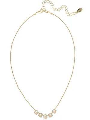 Sorrelli Shaughna Tennis Necklace - Crystal Aurora Borealis