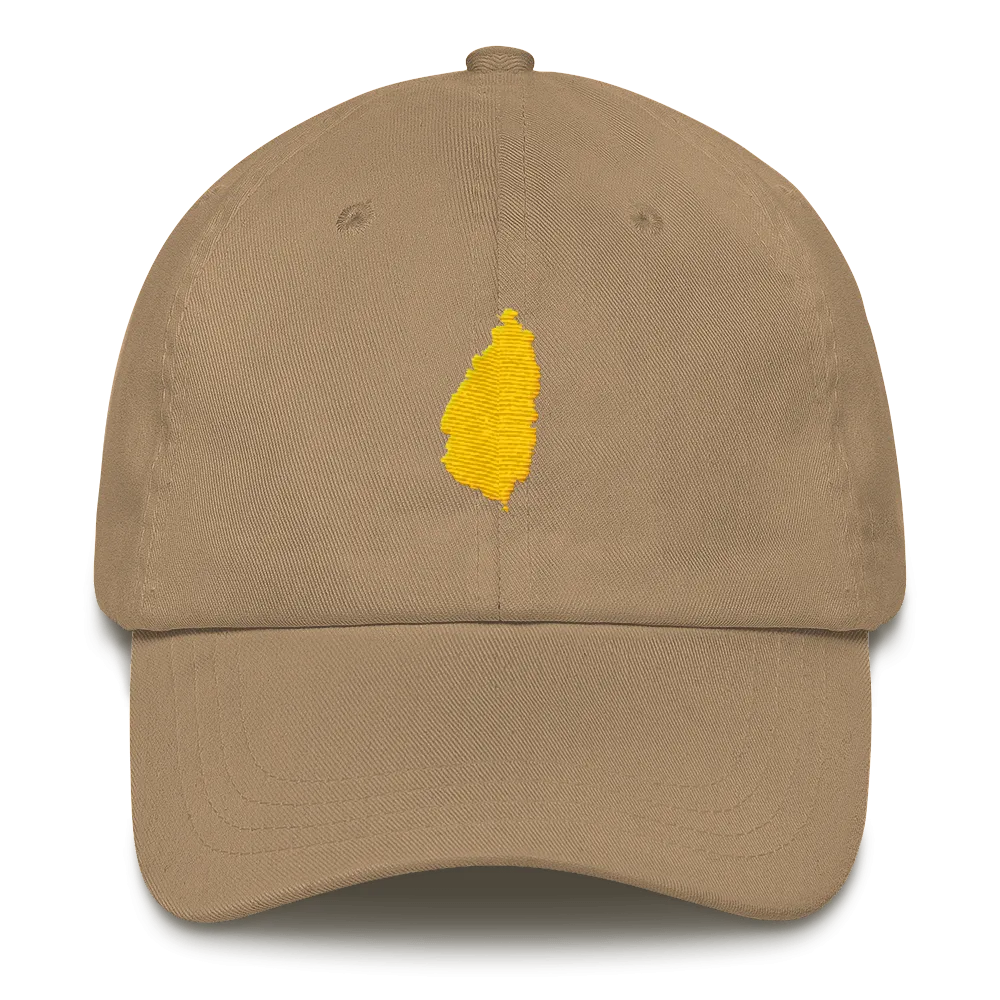 St. Lucia Gold Dad Hat