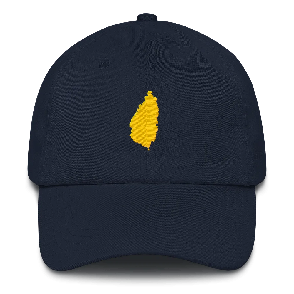 St. Lucia Gold Dad Hat