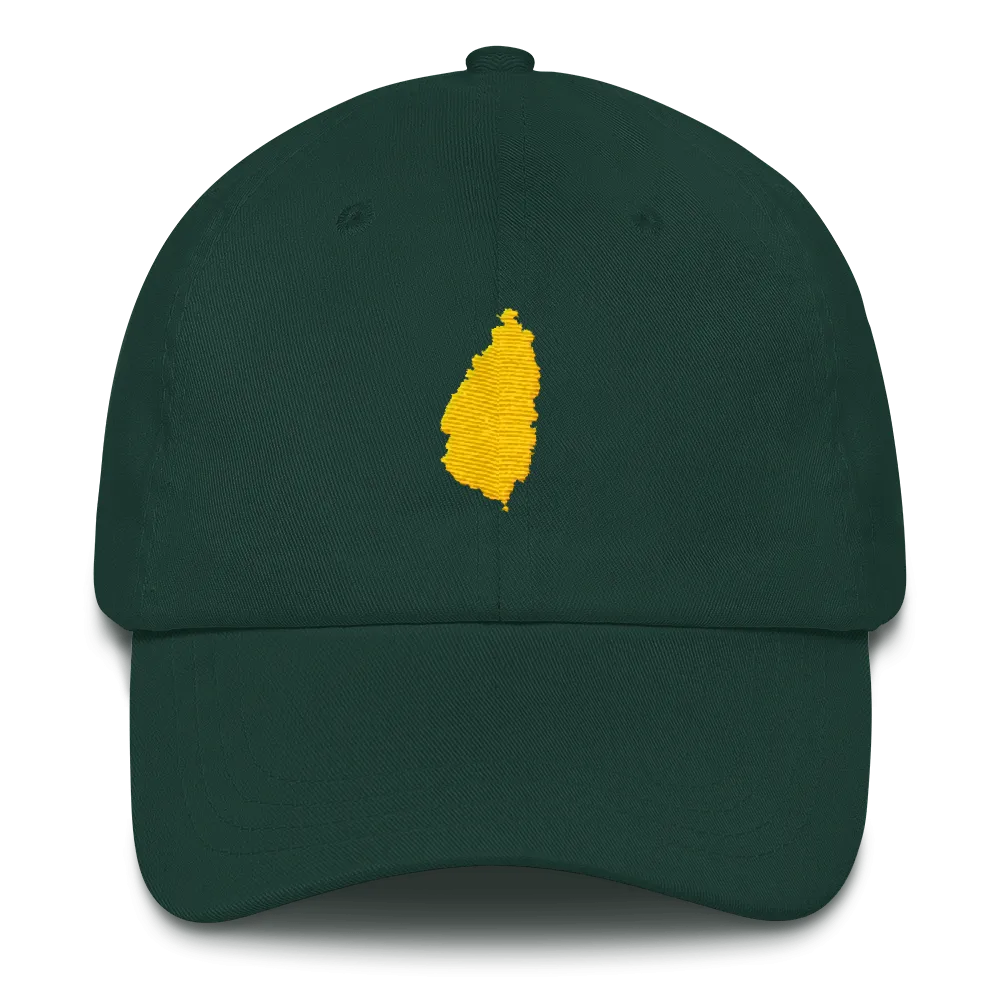 St. Lucia Gold Dad Hat