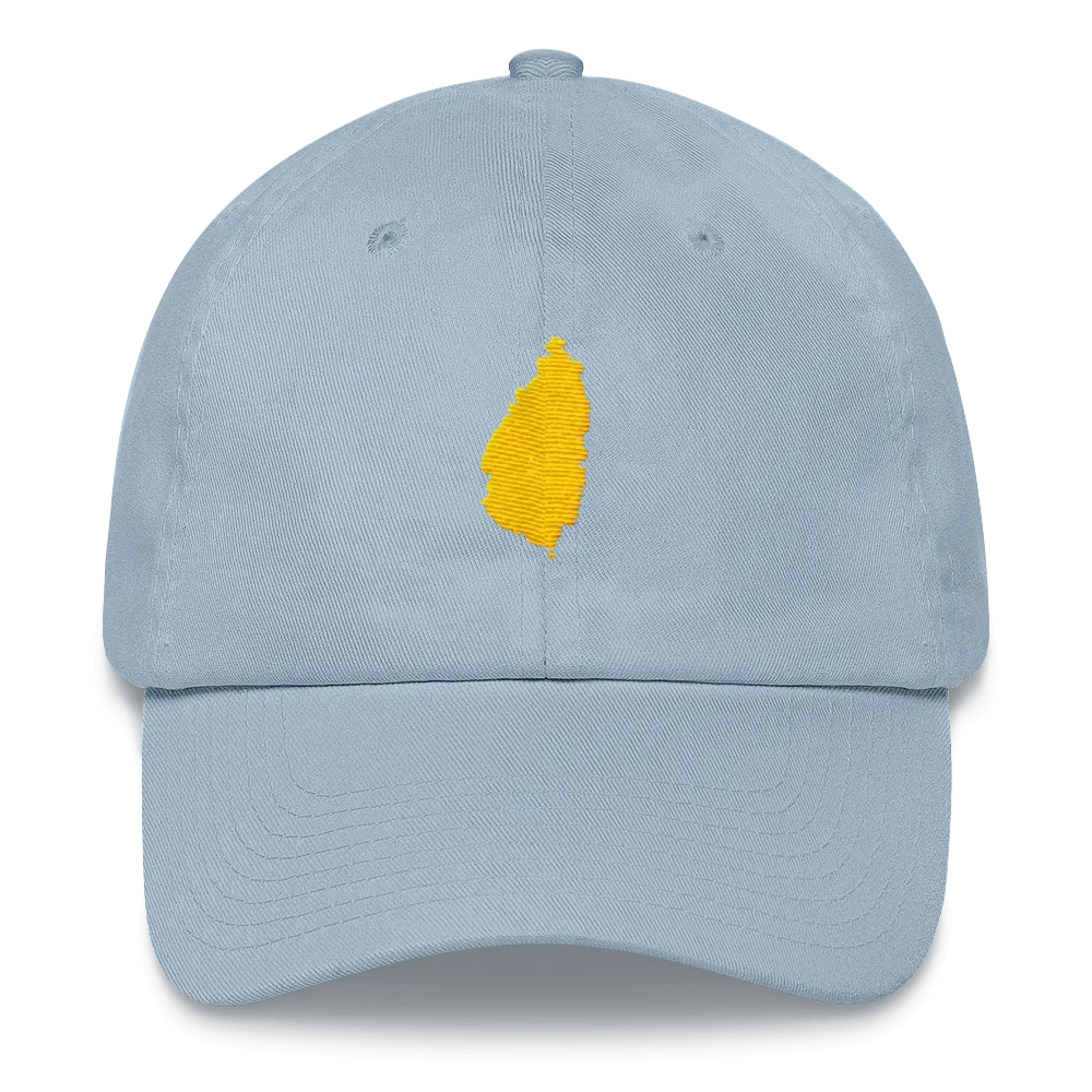 St. Lucia Gold Dad Hat
