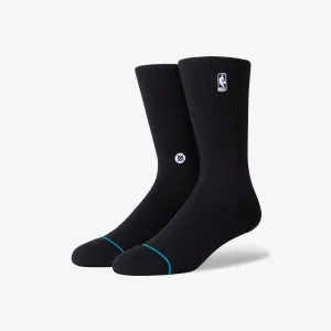 Stance NBA Logoman Crew Socks - Black