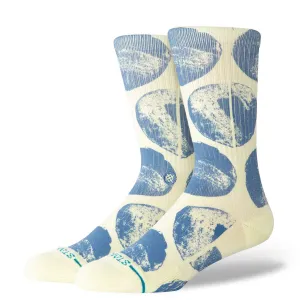 Stance Pop Dot Crew Socks - Butter