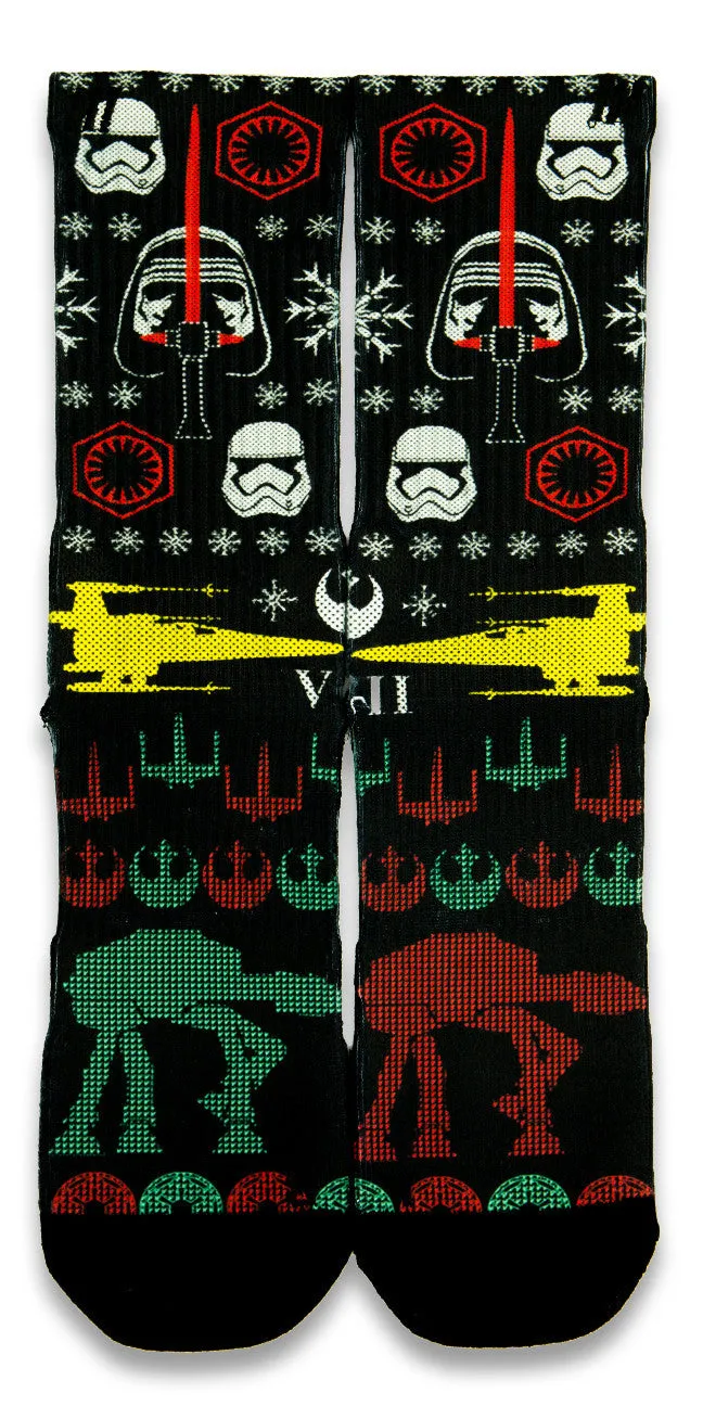 Star Wars Ugly Sweater CES Custom Socks