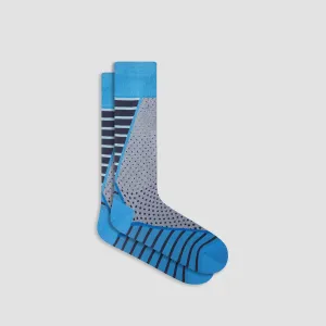 Stripe and Dot Mid-Calf Socks