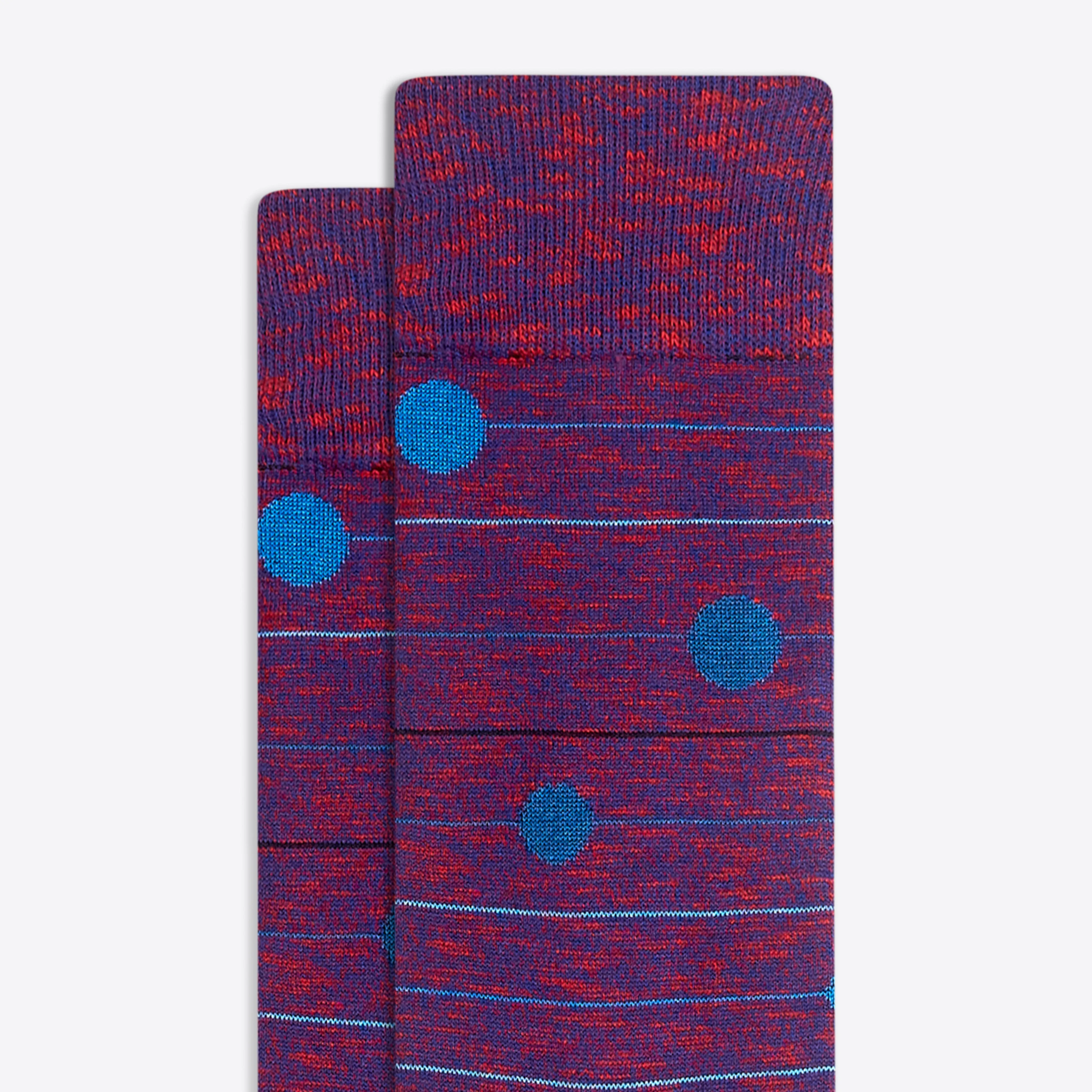 Stripe and Dot Mid-Calf Socks