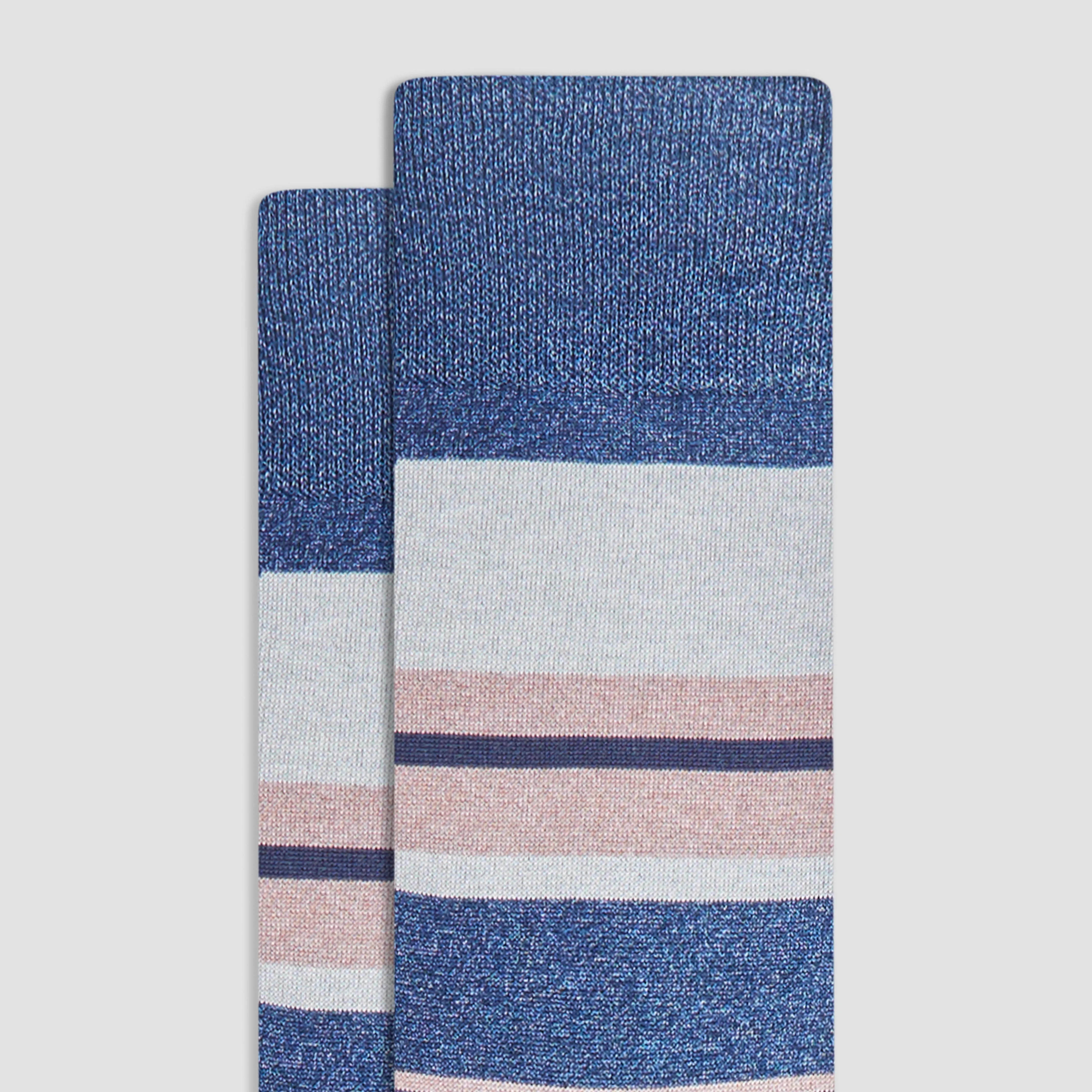 Striped Mid-Calf Socks